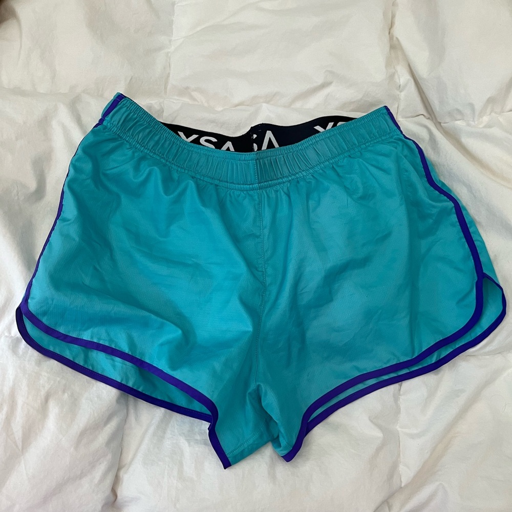 Victoria's Secret VSX Sport Running Workout Shorts w/Built In Underwear Size M